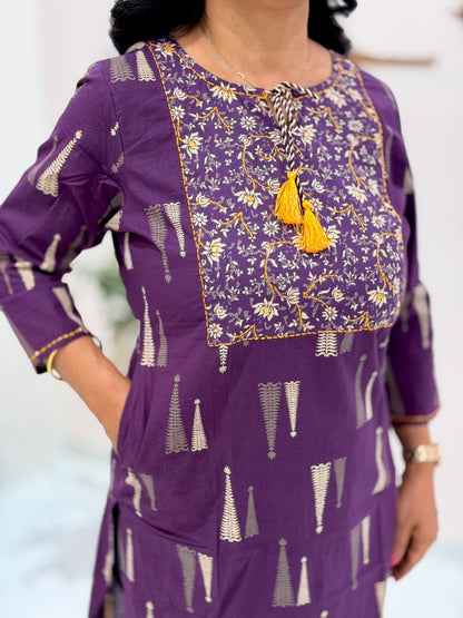 Long Kurti Cotton 260126-H