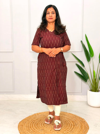 Ikkat Kurti Long 100602