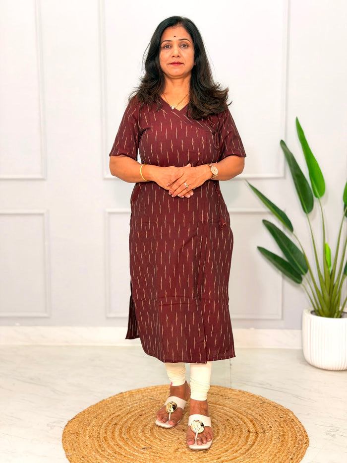 Ikkat Kurti Long 100602