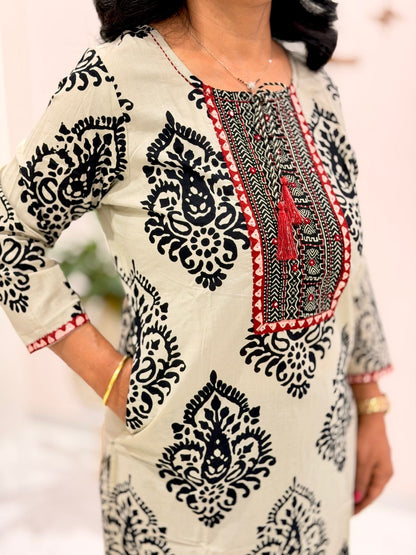 Long Kurti Cotton 260126-J