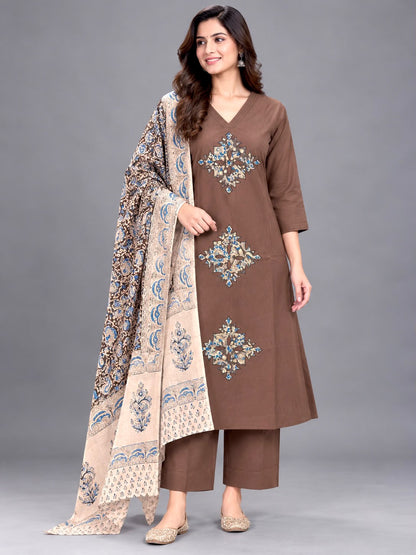 Kalamkari Kurti Pant Set 181004