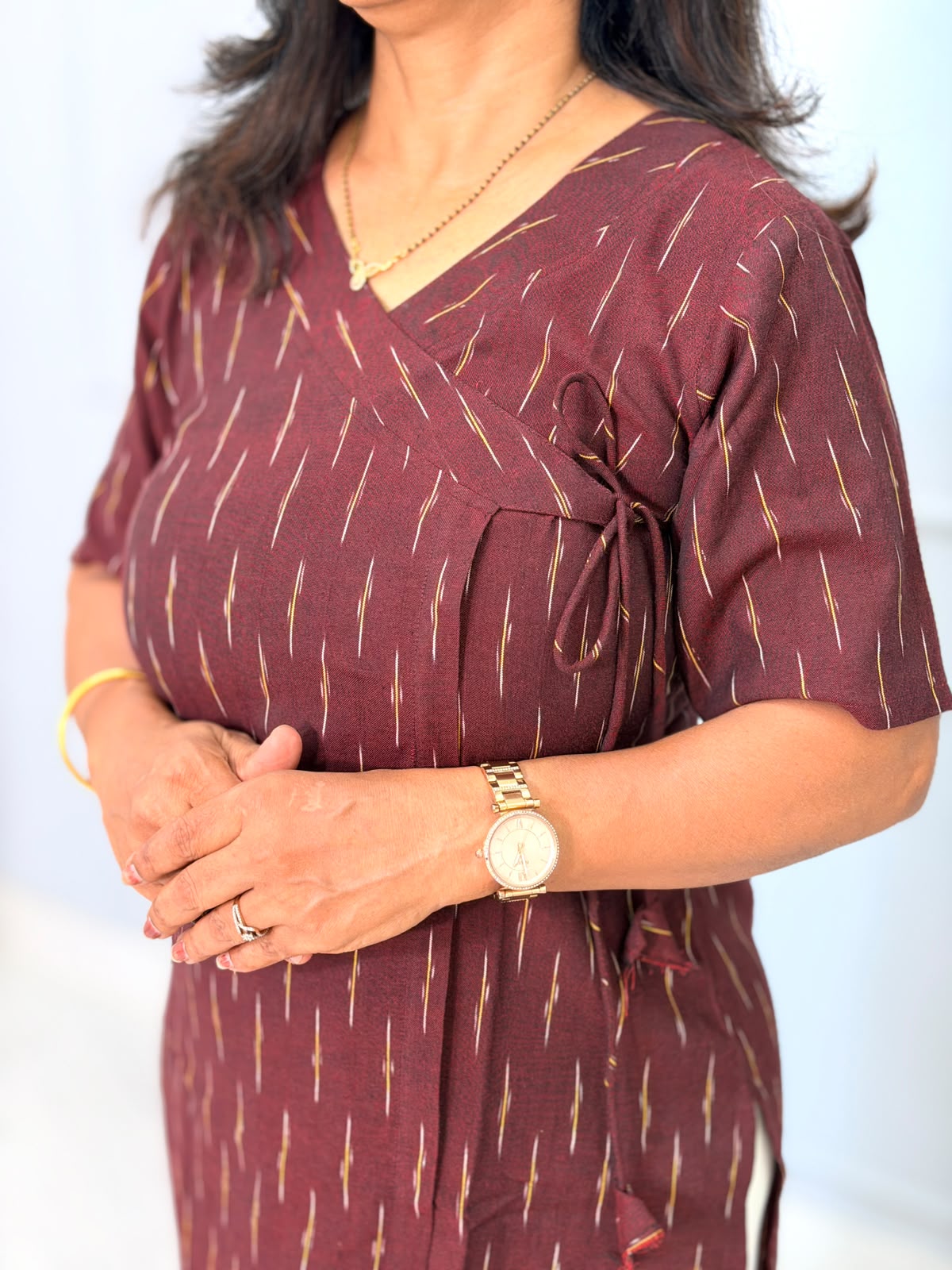 Ikkat Kurti Long 100602
