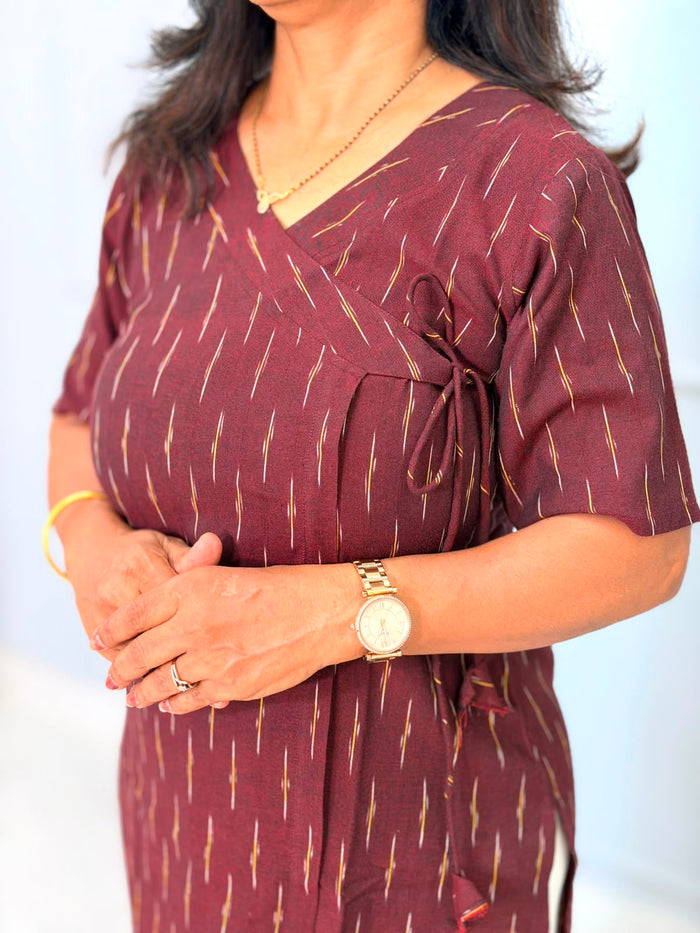 Ikkat Kurti Long 100602