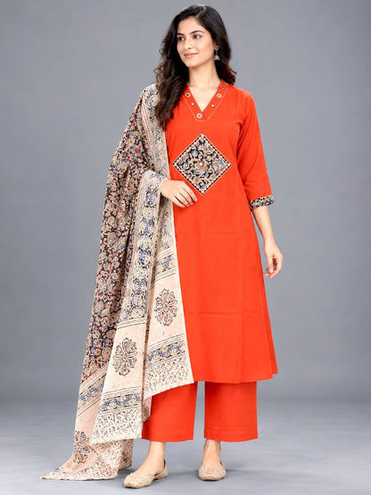 Kalamkari Kurti Pant Set 181005
