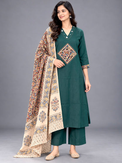 Kalamkari Kurti Pant Set 181006