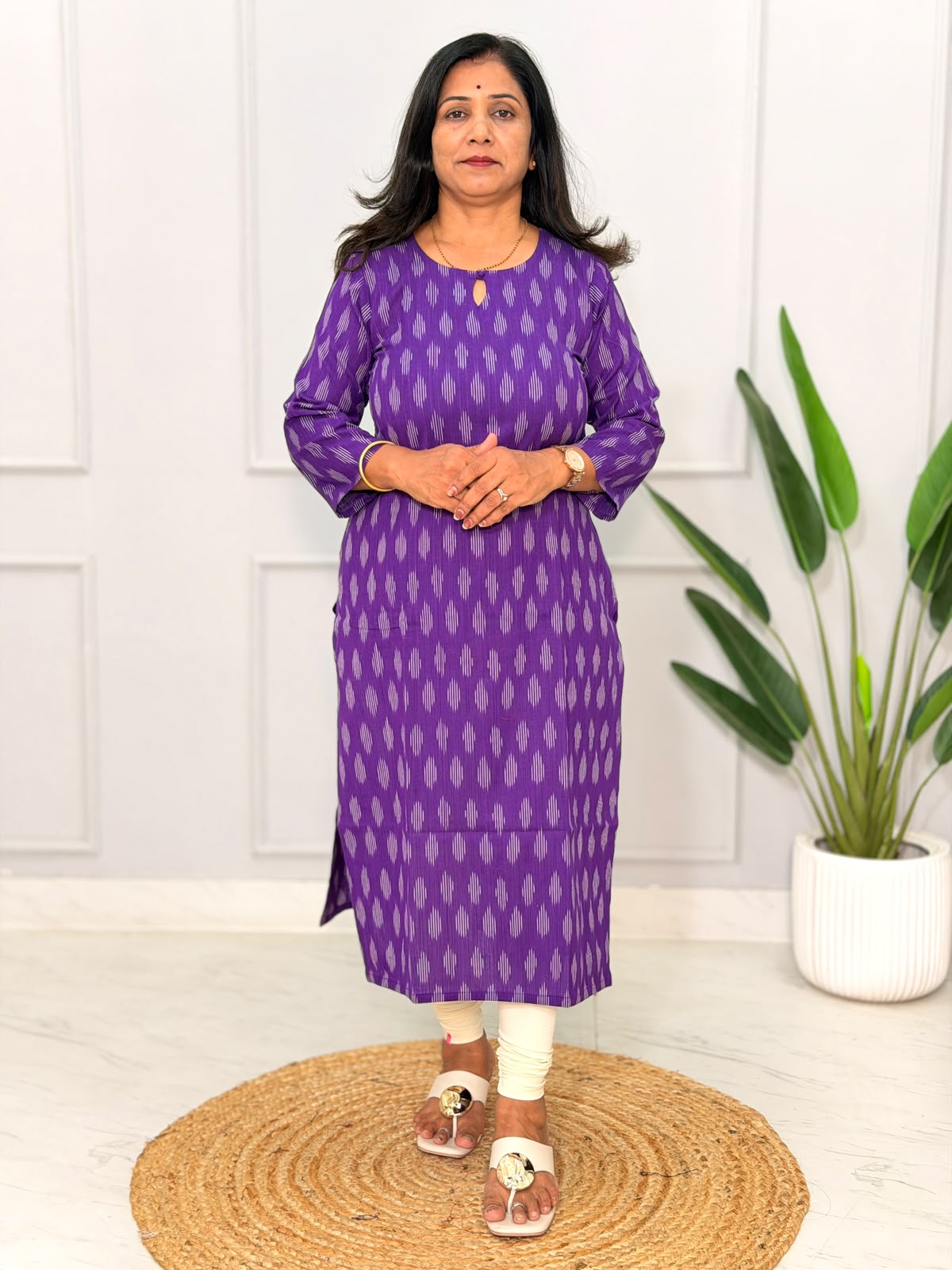 Ikkat Kurti Long 100604