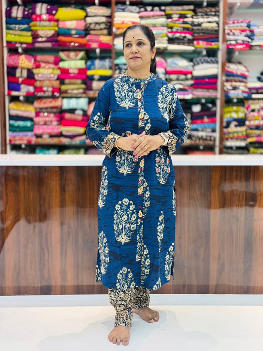 Kalmakari Cord Sets - Blue 2026