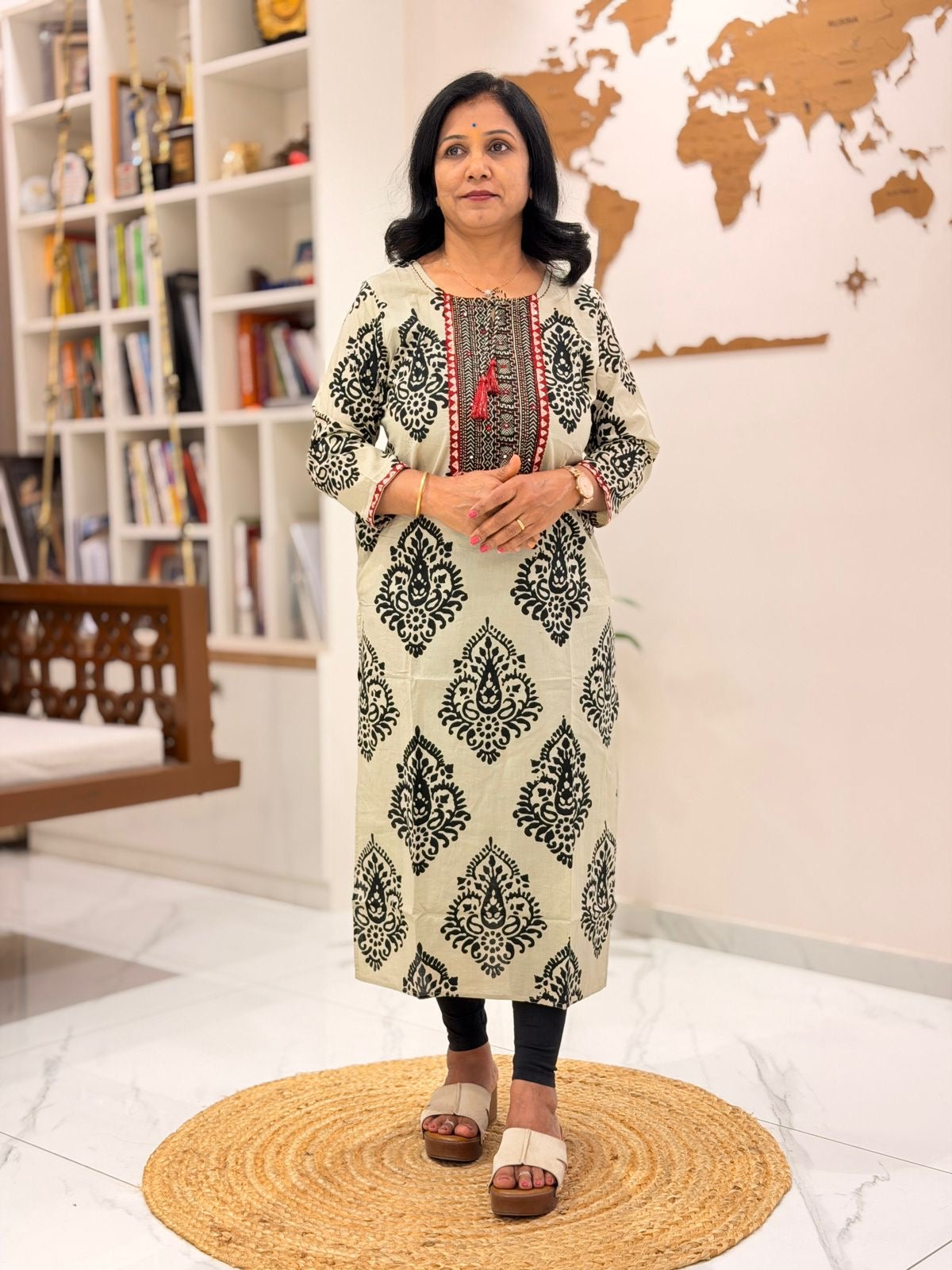 Long Kurti Cotton 260126-J