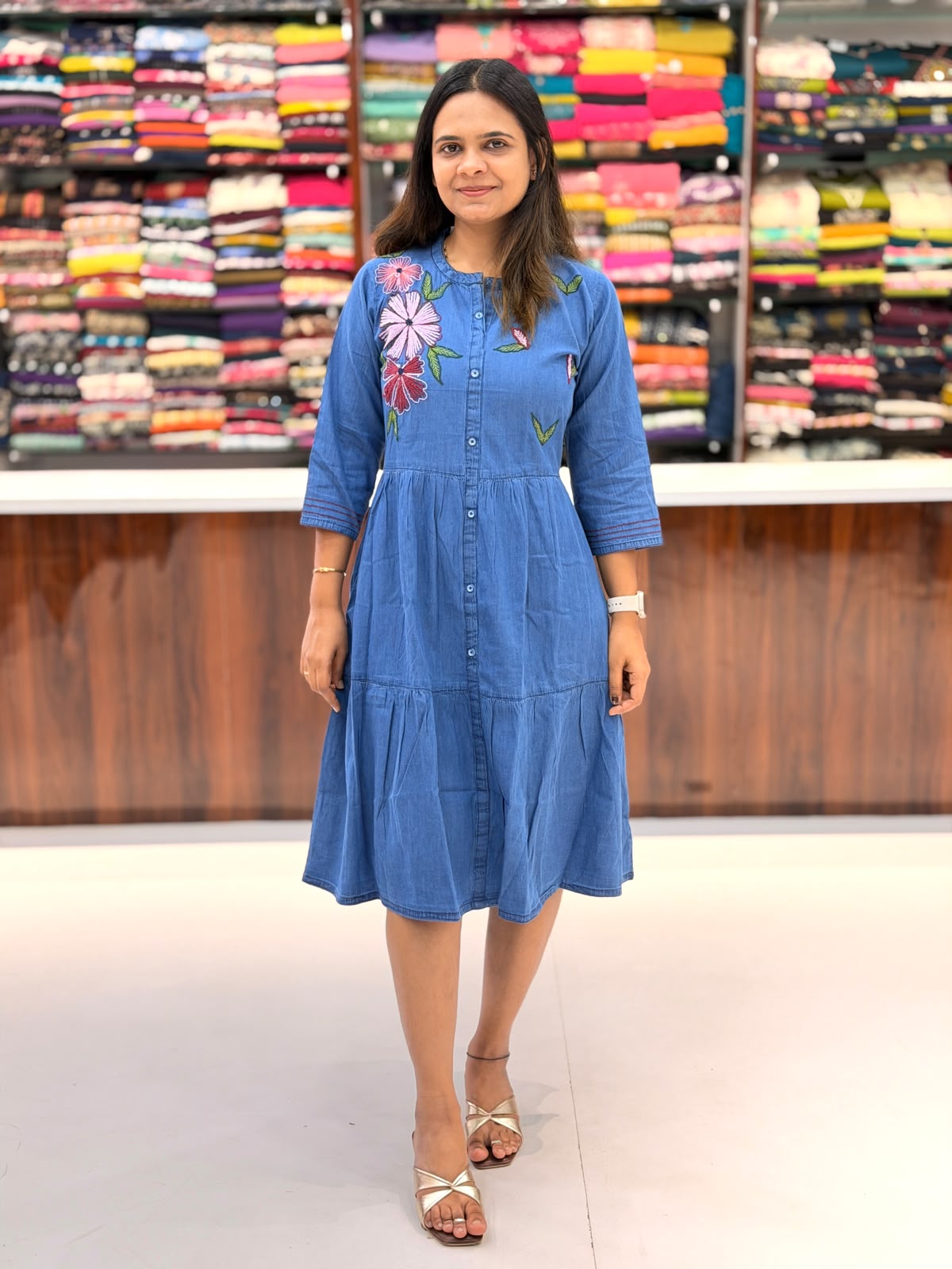 Denim One Piece 210909