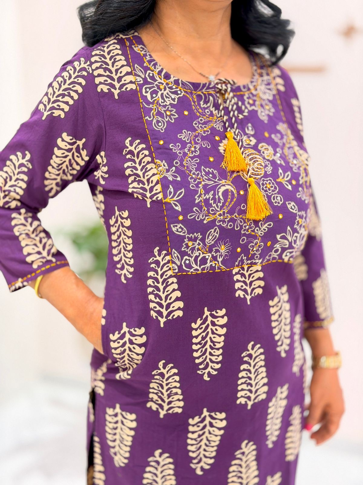 Long Kurti Cotton 260126-F