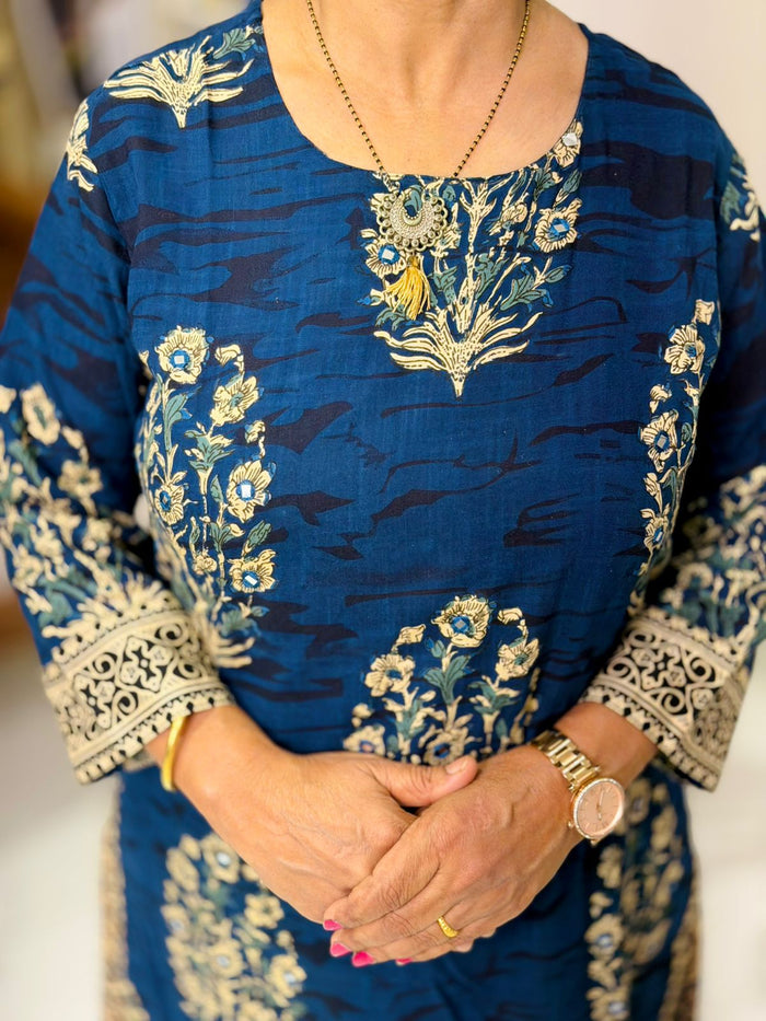 Kalamkari Long One Piece Cotton