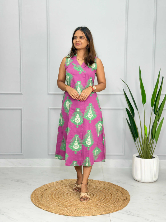 One Piece Short Pink (Blazer Neck)