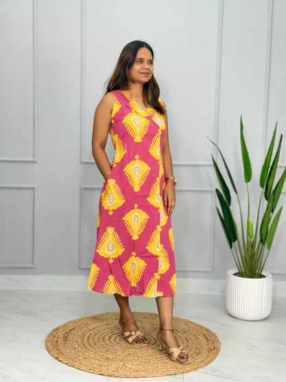 One Piece Short Yellow (Blazer Neck)