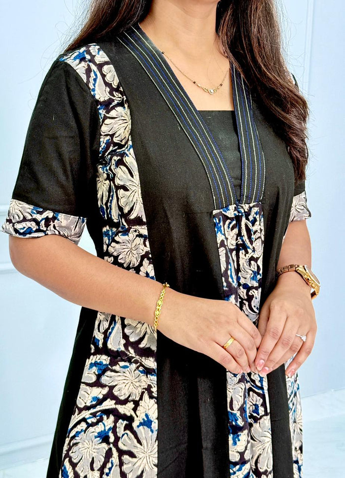 Kalamkari Black One Piece