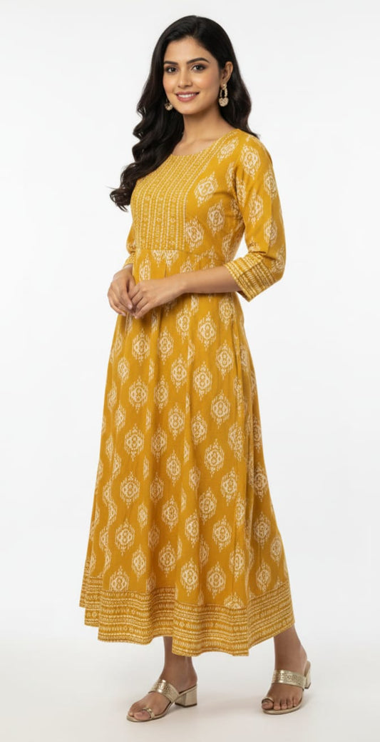 Feeding One Piece Anarkali-180203