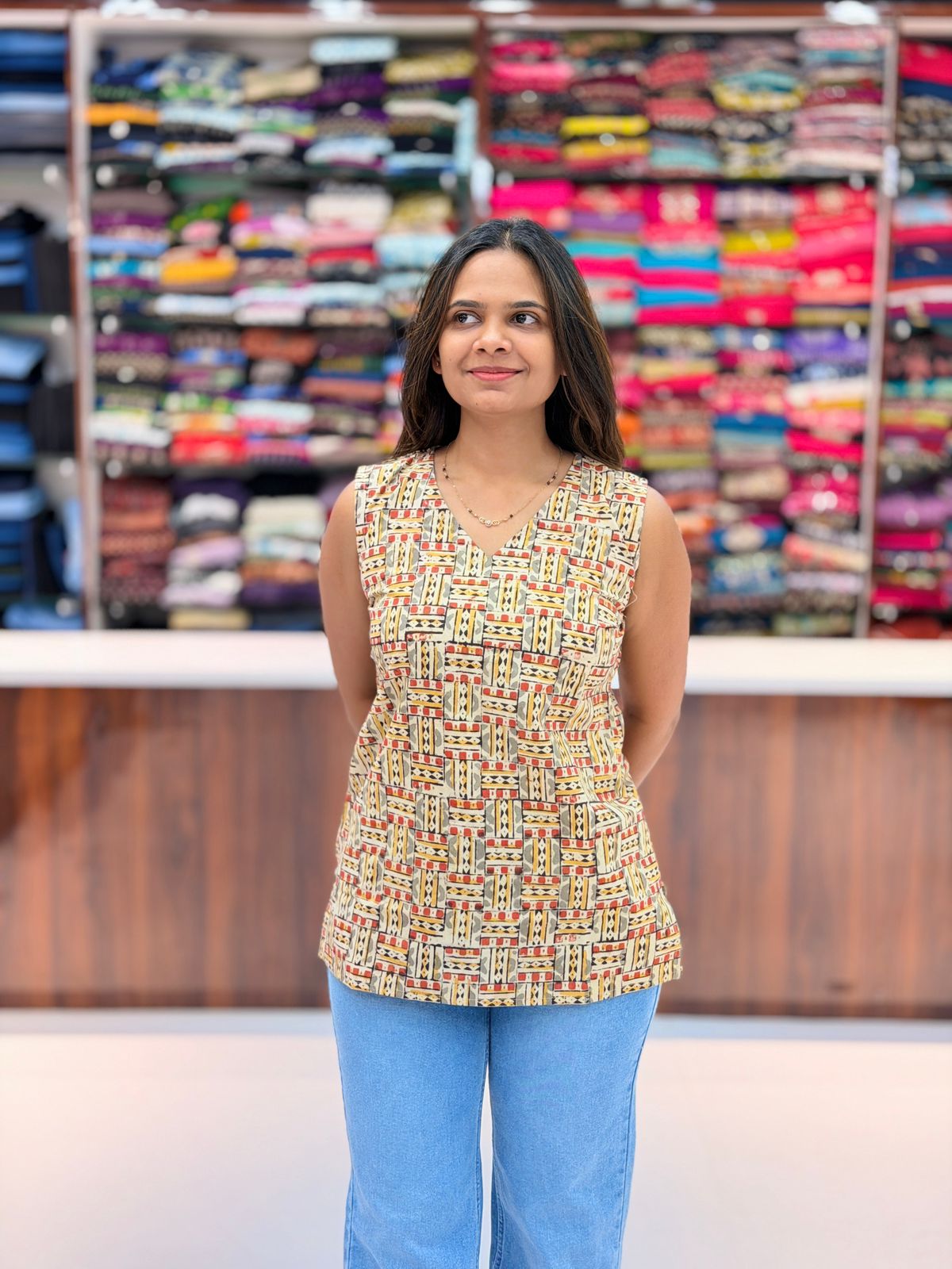 Kalamkari Short Kurti Combo-03