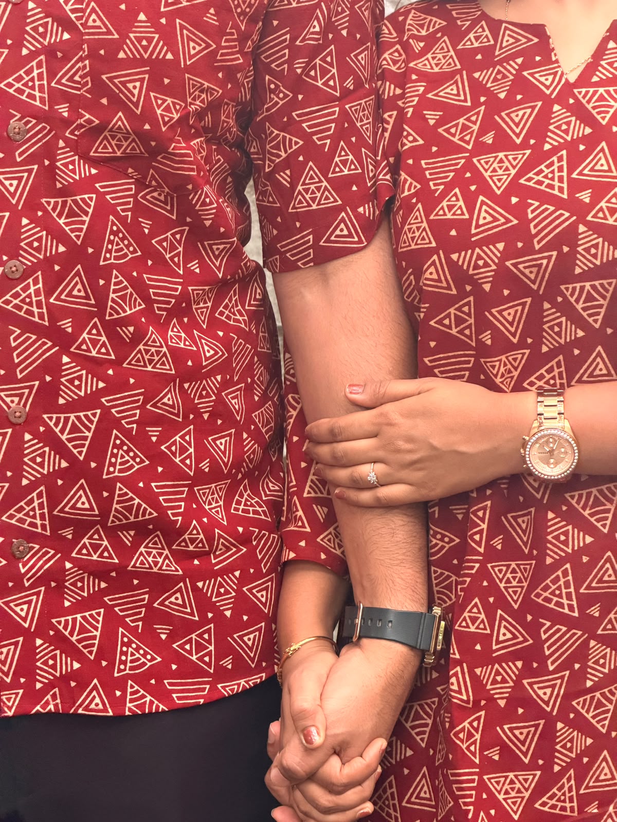 Combo Mens Shirts + Ladies Short Kurti 2107